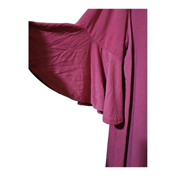 LULAROE Maurine Ruffle Hem Dress Bell Sleeves, Size 3XL - Picture 5 of 11